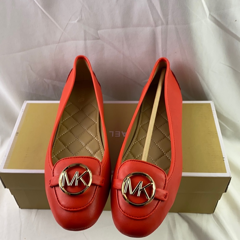 Michael Kors Lillie Moccasin Flats Sea Coral